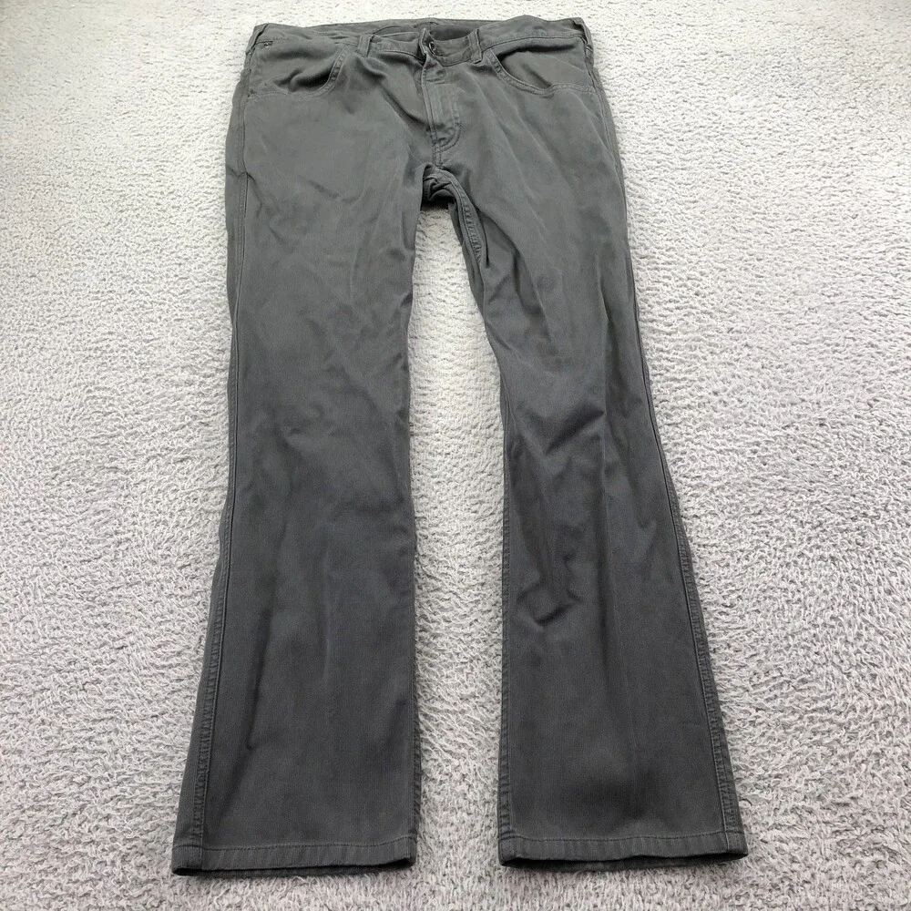 Bonobos Pants Mens 32x30 Gray Chino Straight Stretch Denim Casual 5-Pocket